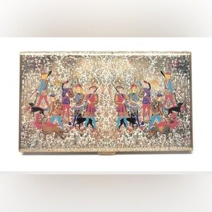 Vintage 1950s Volupte Compact Purse Cigarette case